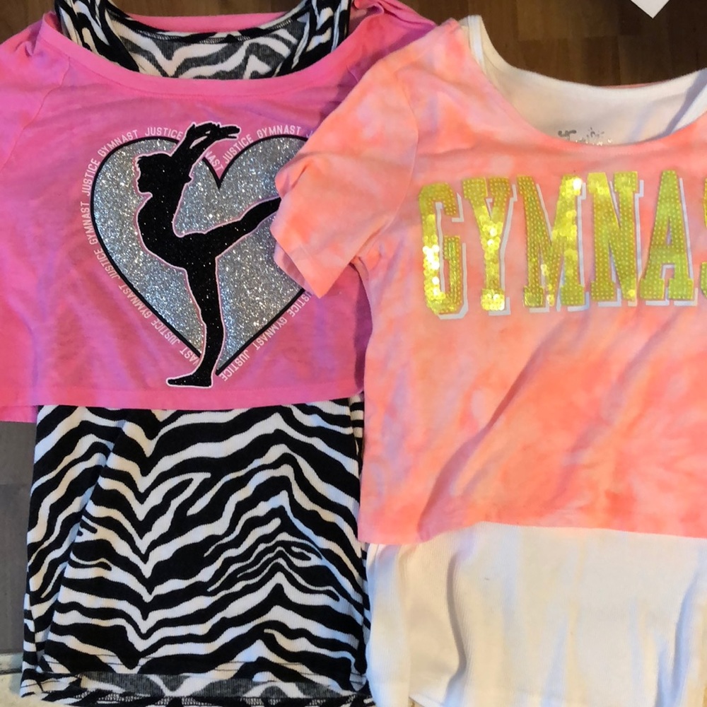 Two gymnast shirt by Justice